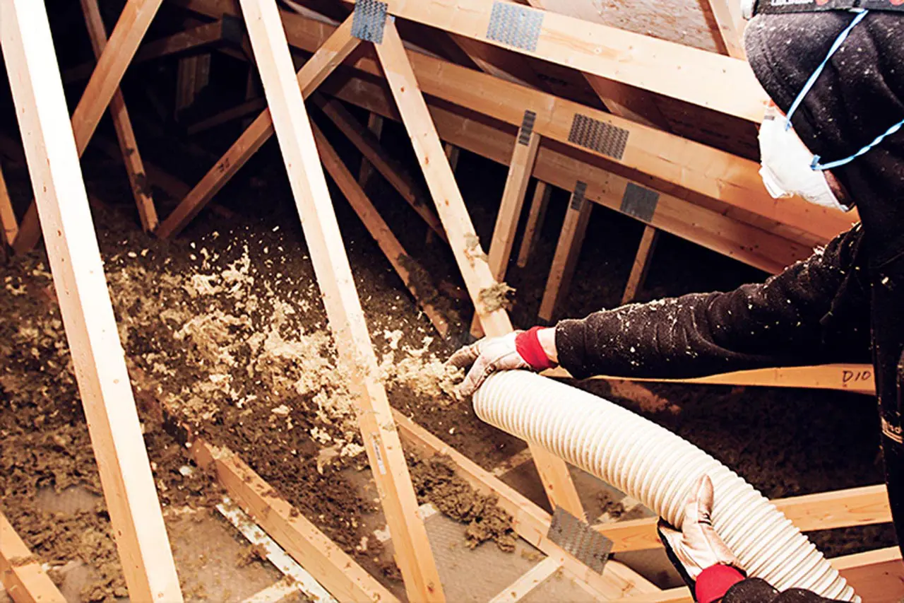 Blåseisolering fra Isoteks Miljø